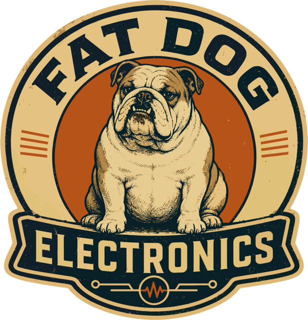 Fat Dog Electronics badge logo
